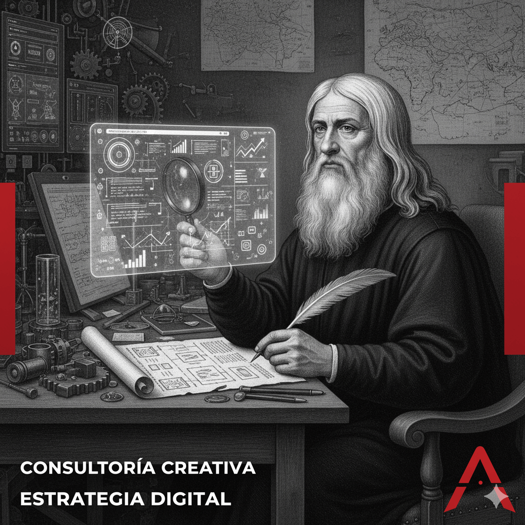 Leonardo dando cunsultoria